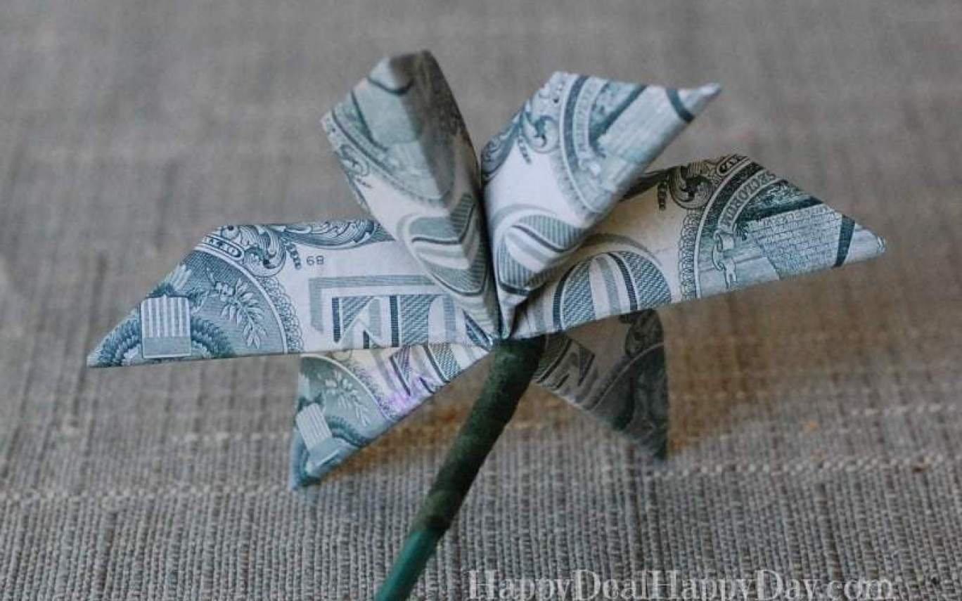 Origami Money Ideas Money Flower Gift Ideas