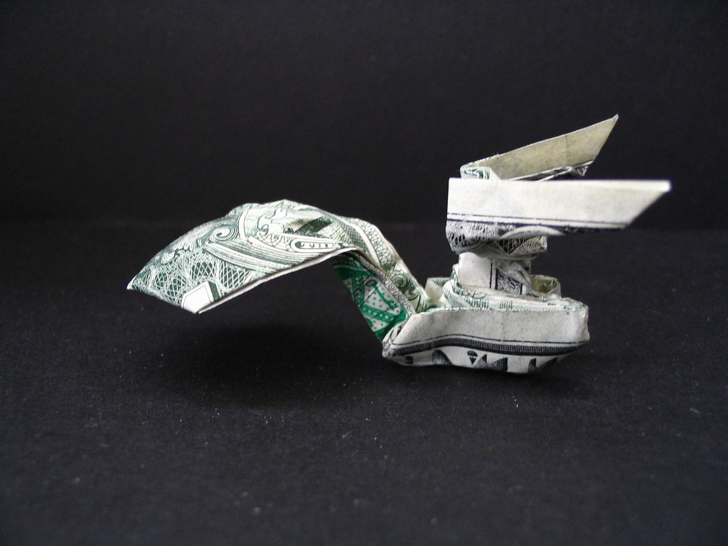 Origami Money Star Dollar Origami Star Trek Enterprise Not Exactly What I Wan Flickr