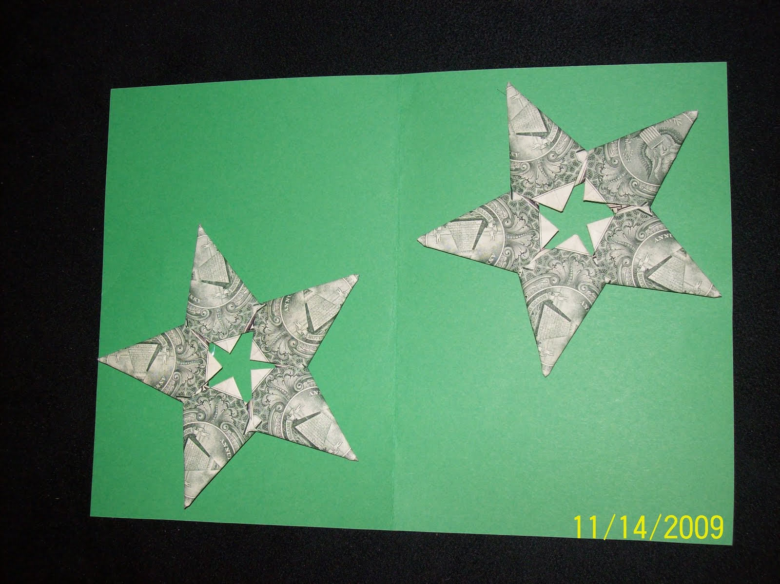 Origami Money Star Isabels Money Origami