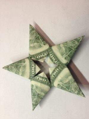 Origami Money Star Made Megan Money Oragami