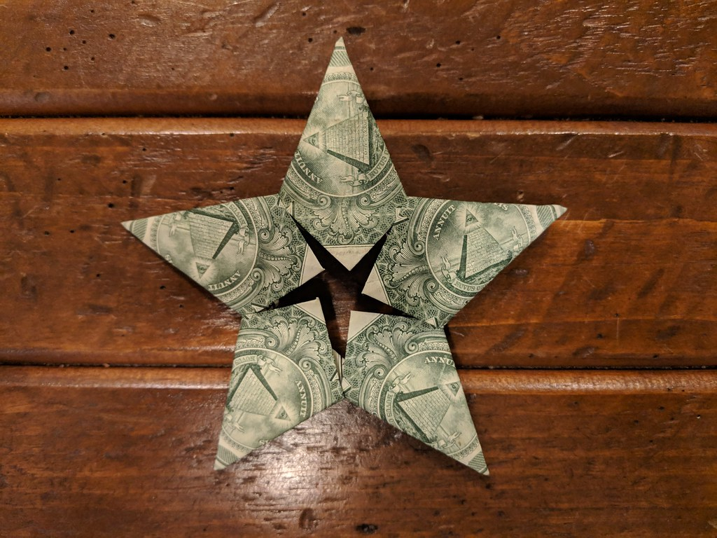 Origami Money Star The Worlds Best Photos Of Money And Origami Flickr Hive Mind