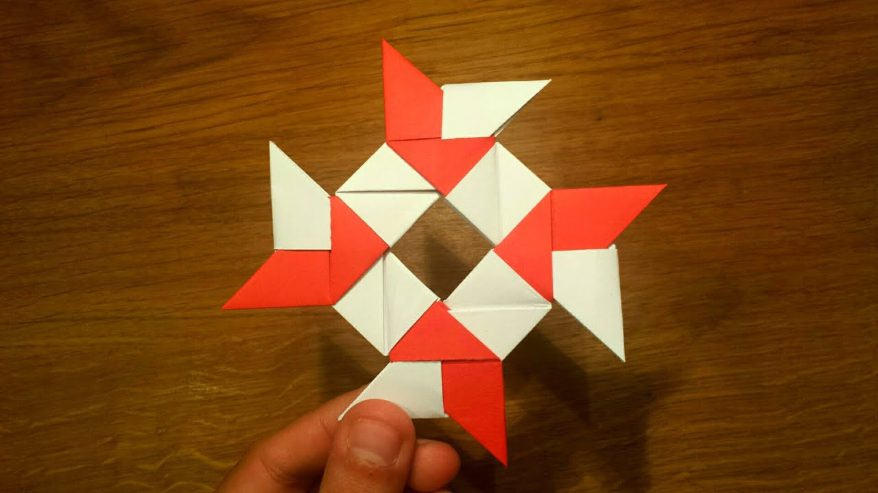 Origami Ninja Stars How To Make A Paper 8 Pointed Ninja Star Origami Shuriken