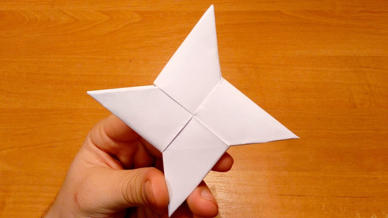 Origami Ninja Stars How To Make A Paper Ninja Star Shuriken Origami