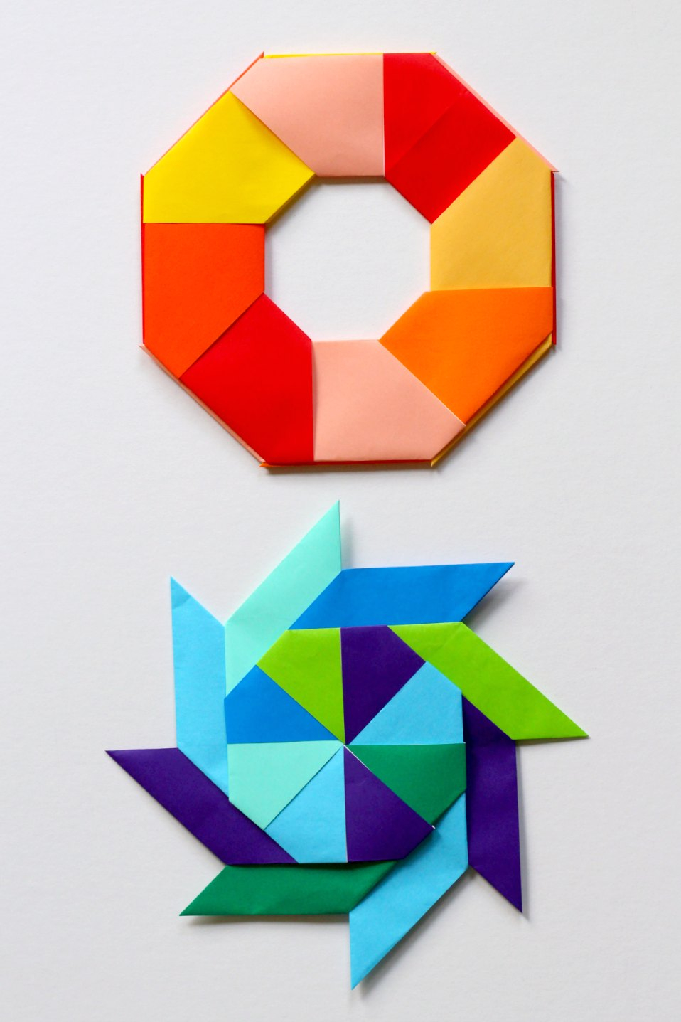 Origami Ninja Stars Math Art Awesomeness Make A Transforming Ninja Star