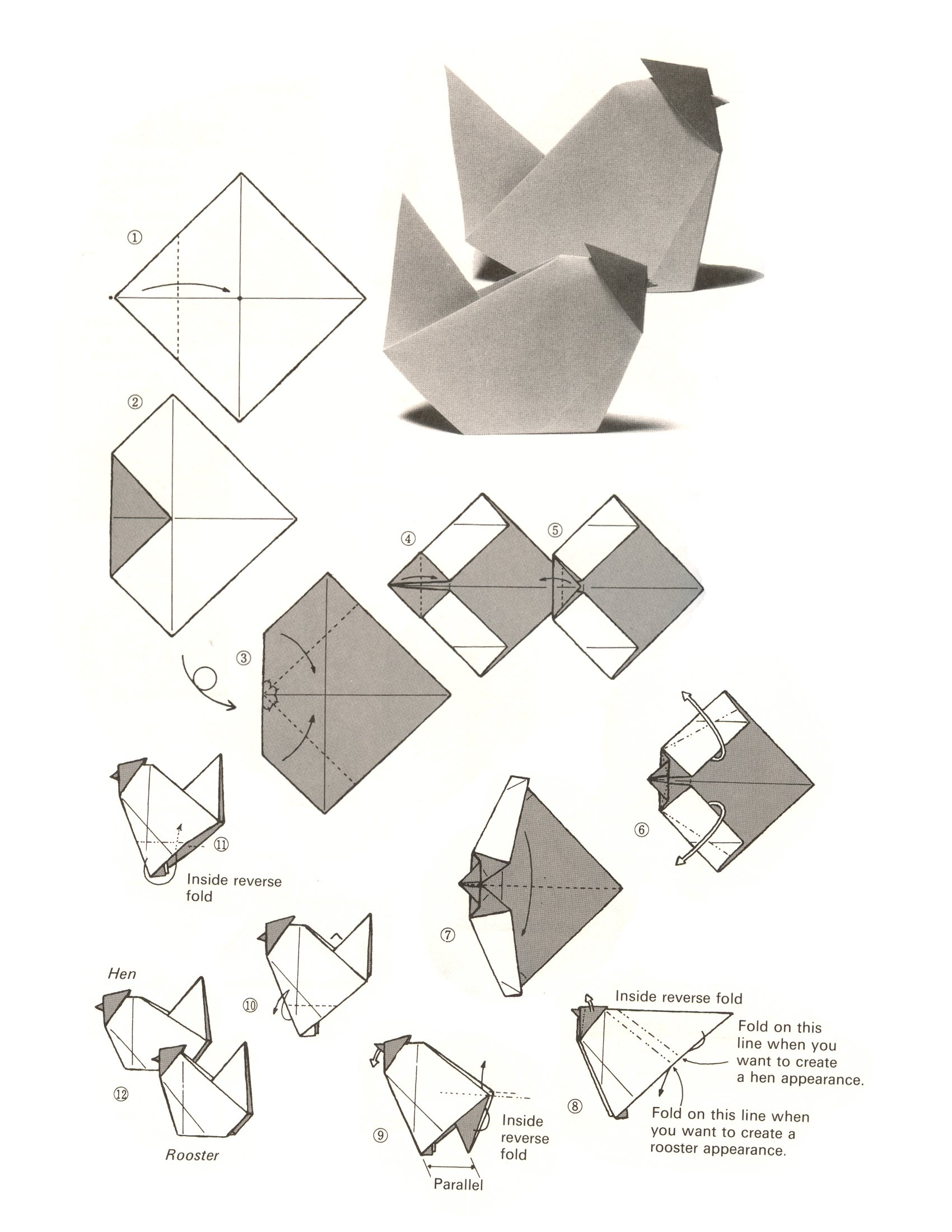 Origami One Sheet Csc207 Lab 1 Communication And Origami