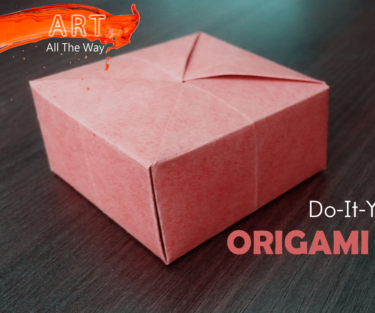 Origami One Sheet Origami Gift Box With One Sheet Of Paper