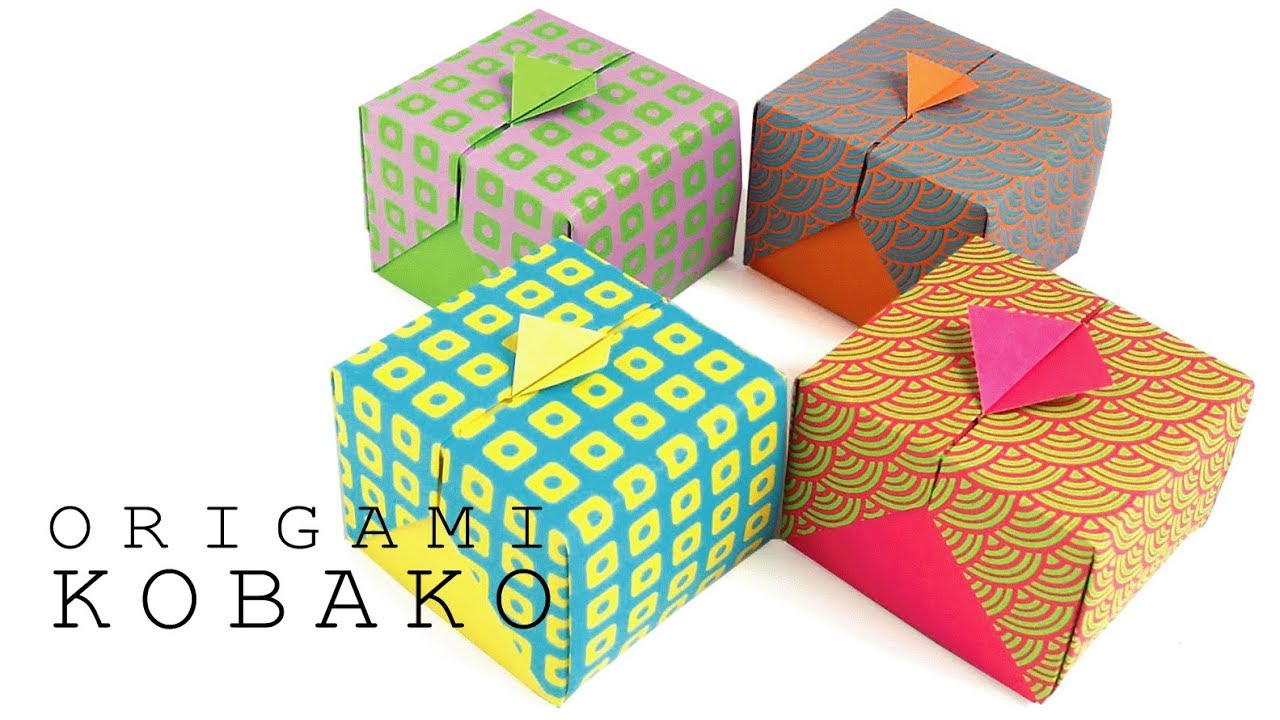 Origami One Sheet Single Sheet Origami Box