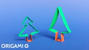 Origami Ornaments Instructions Origami Christmas Tree Ornament