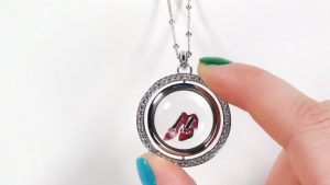 Origami Owl Ball Chain The Wizard Of Oz Crystal Ball Spinning Living Locket