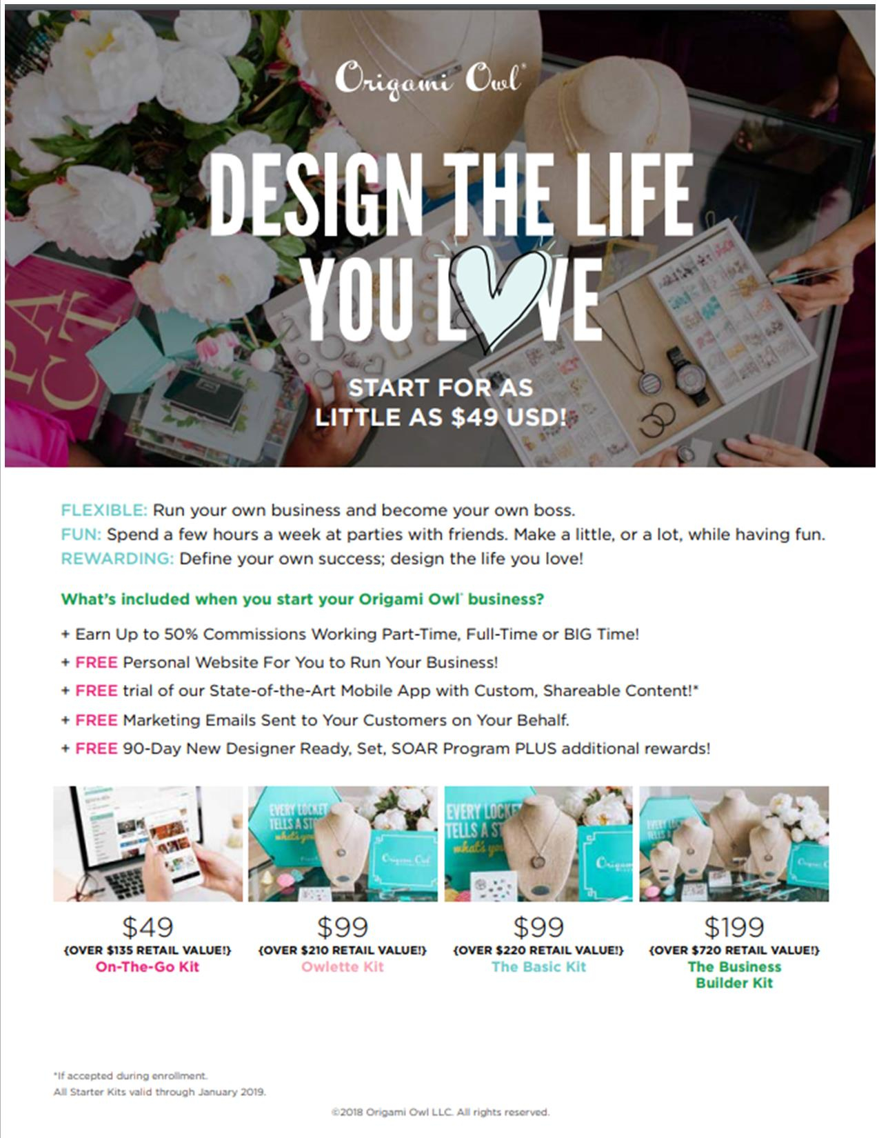 Origami Owl Brochure Join Origami Owl For Only 49 And Design Your Own Kit