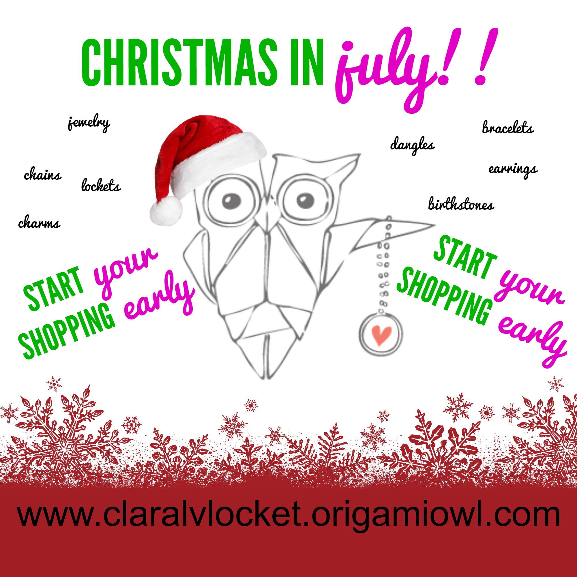 Origami Owl Christmas Charms Remember When I Posted Christmas In July Clara Martinez