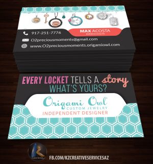 Origami Owl Customer Service Origami Owl Business Cards Style 1 From Kz Creative Services