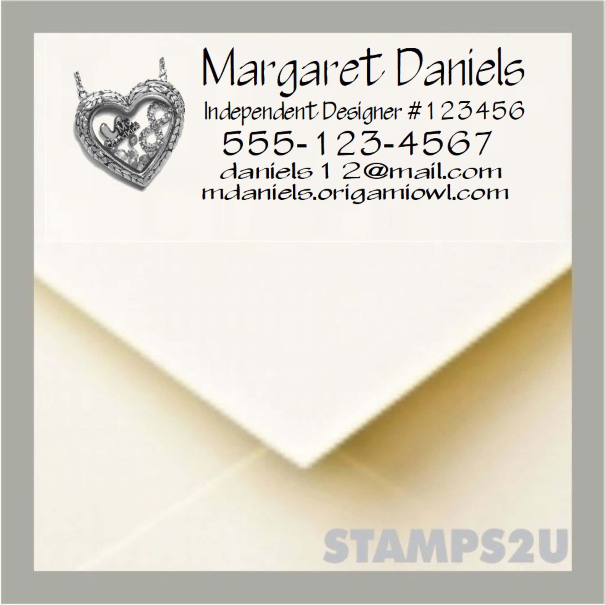 Origami Owl Designer Login Origami Owl Designer Pre Inked Stamp To Use For Your Invoices And Catalogs 2770 Stop Using Labels