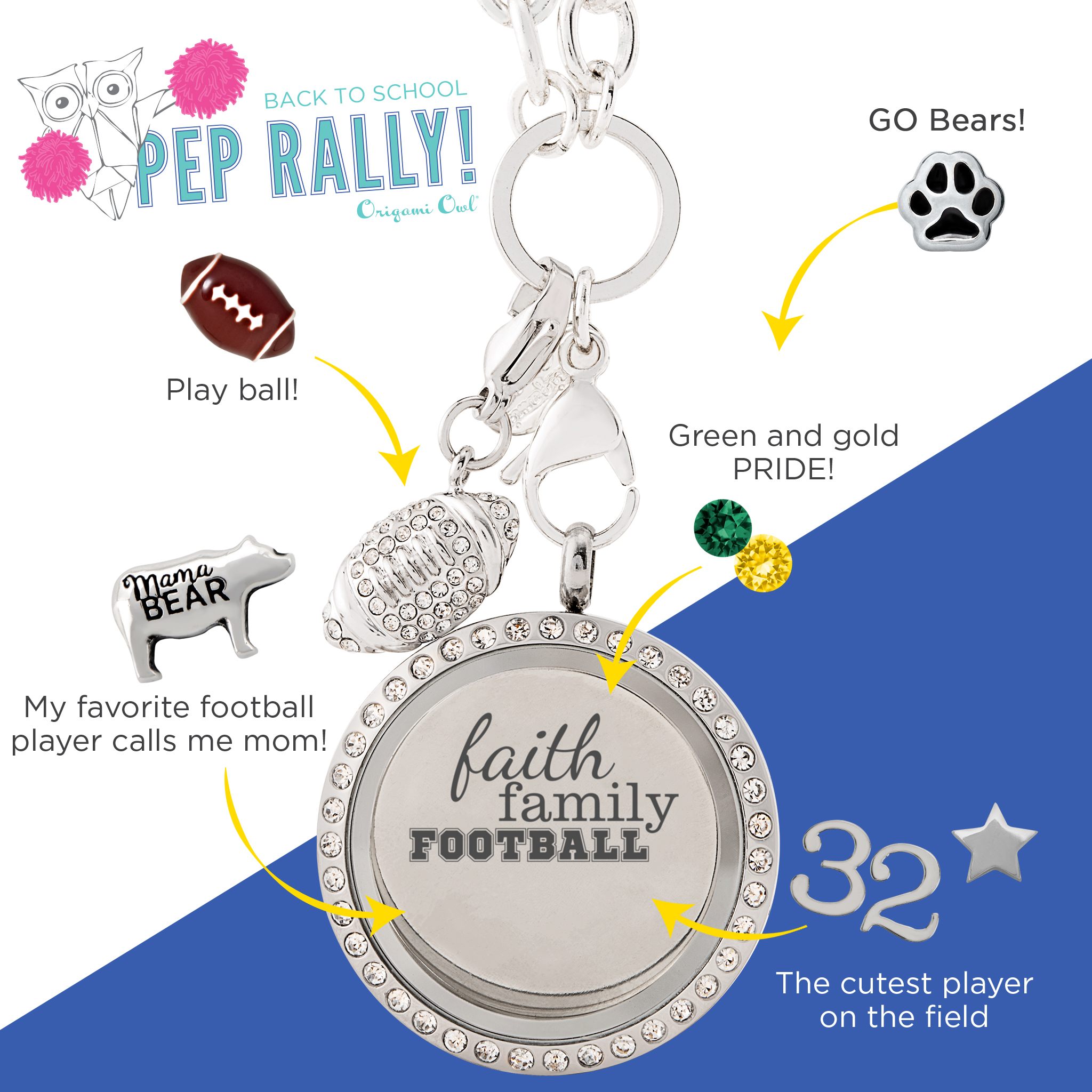 Origami Owl Family Its A Back To School Pep Rally Origamiowlnews