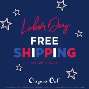 Origami Owl Free Shipping Free Shipping For Labor Day