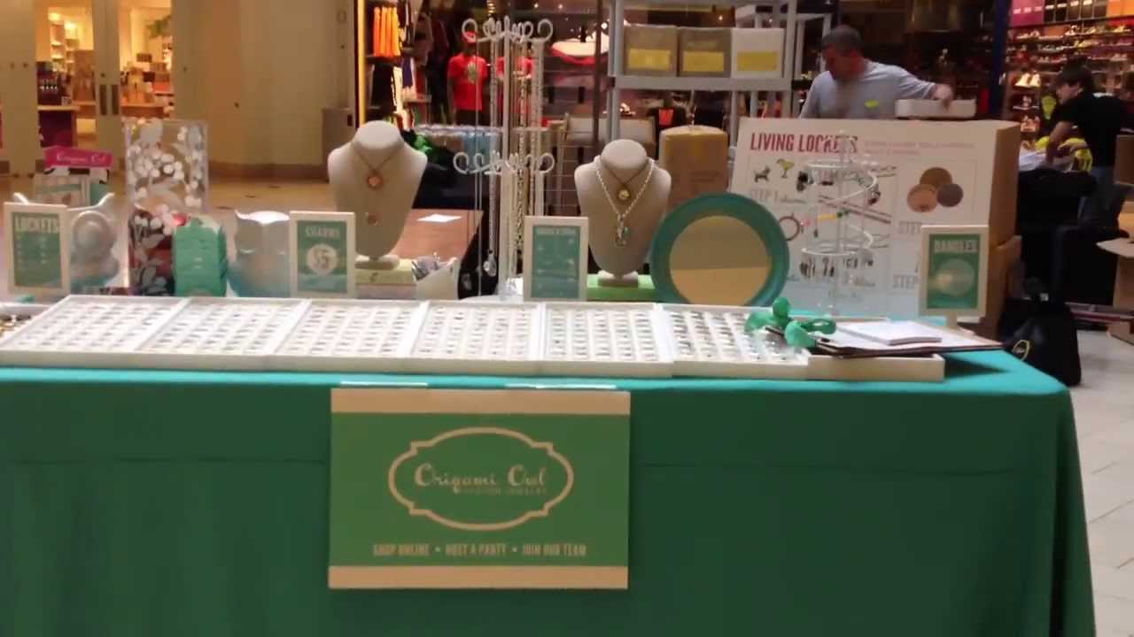 Origami Owl Jewelry Bar Setup Origami Owl Simple Vendor Show Set Up Video 2