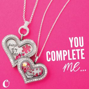 Origami Owl Locket Sizes You Complete Me Origami Owl Heart Lockets Origami Owl At Storied