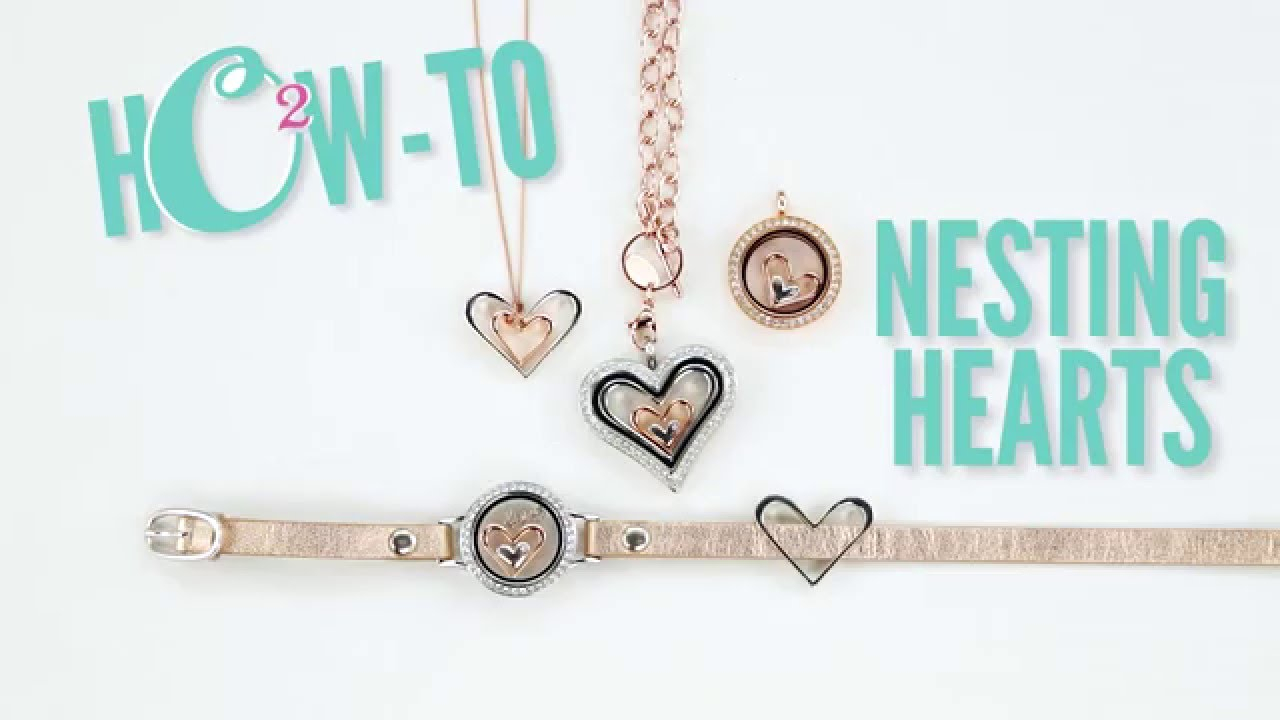 Origami Owl Over The Heart Chain Origami Owl Nesting Hearts The How To Guide