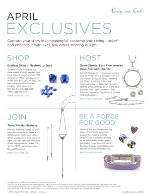 Origami Owl Prices Origami Owl April Exclusives Clara Martinez