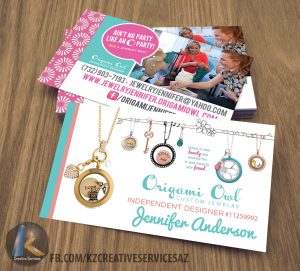 Origami Owl Prices Origami Owl Business Cards Style 2