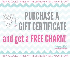 Origami Owl Prices Origami Owl Gift Certificates Independent Designer Jennylou 1186