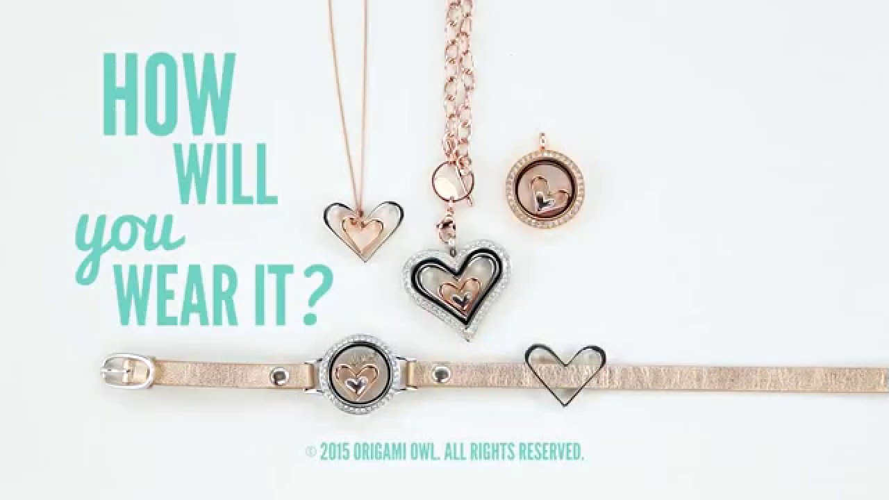 Origami Owl Spring 2015 How To Wear Nesting Hearts Origami Owl