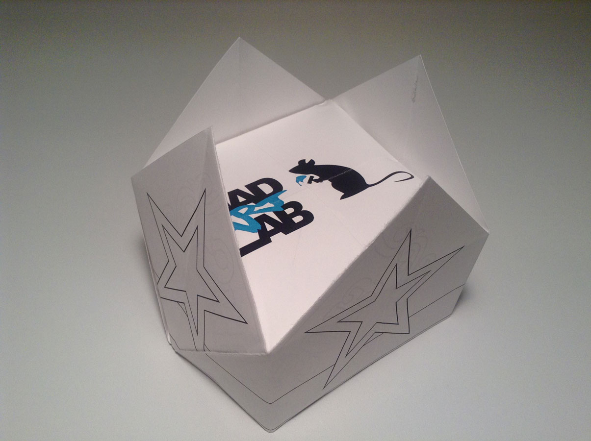 Origami Painters Hat Brochureposterhat Skepchickcon Edition Mad Art Lab