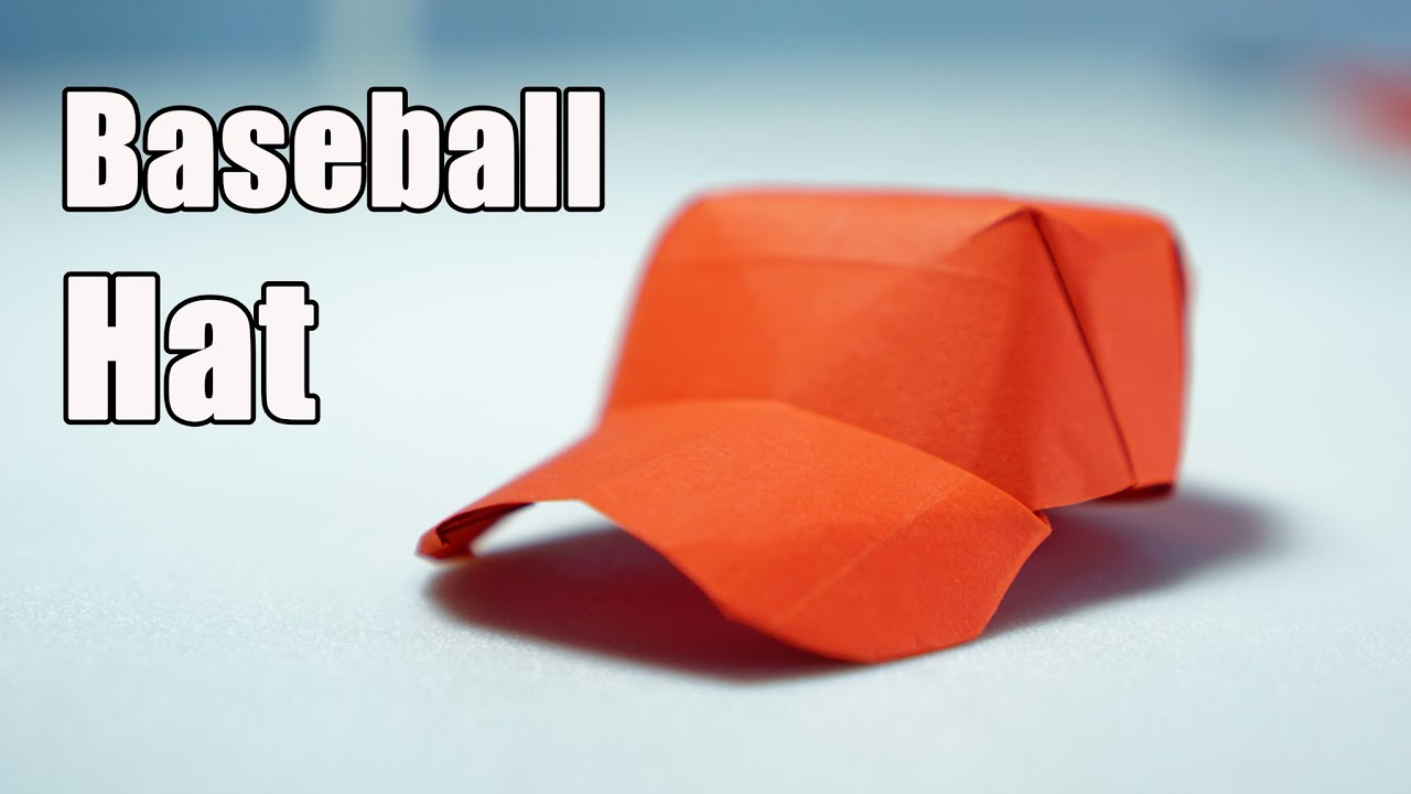 Origami Painters Hat Paper Cap Origami Baseball Cap Tutorial Diy Henry Phm Youtube