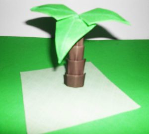 Origami Palm Tree Foldable Tree 1 Origami Palm Tree Definition Fold 1 To Flickr