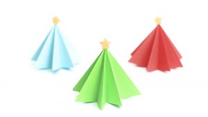 Origami Palm Tree How To Make An Origami Christmas Tree 14 Steps With Pictures