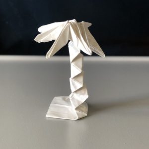 Origami Palm Tree Morigami On Twitter 360365 Palm Tree Folded From A Rectangular