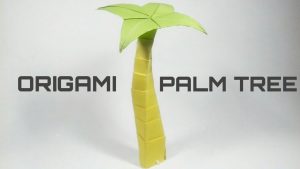 Origami Palm Tree Origami Palm Tree Designed Guy Binyamin
