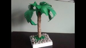 Origami Palm Tree Palm Tree How To Make A Paper Palm Tree Diy Home Decor