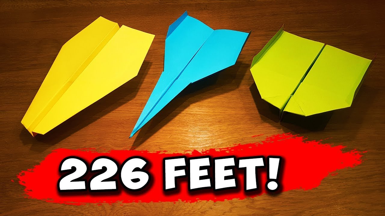 Origami Paper Airplanes How To Make 5 Easy Paper Airplanes That Fly Far