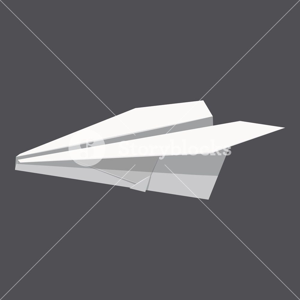 Origami Paper Airplanes Origami Paper Plane Concept Background Realistic Illustration Of