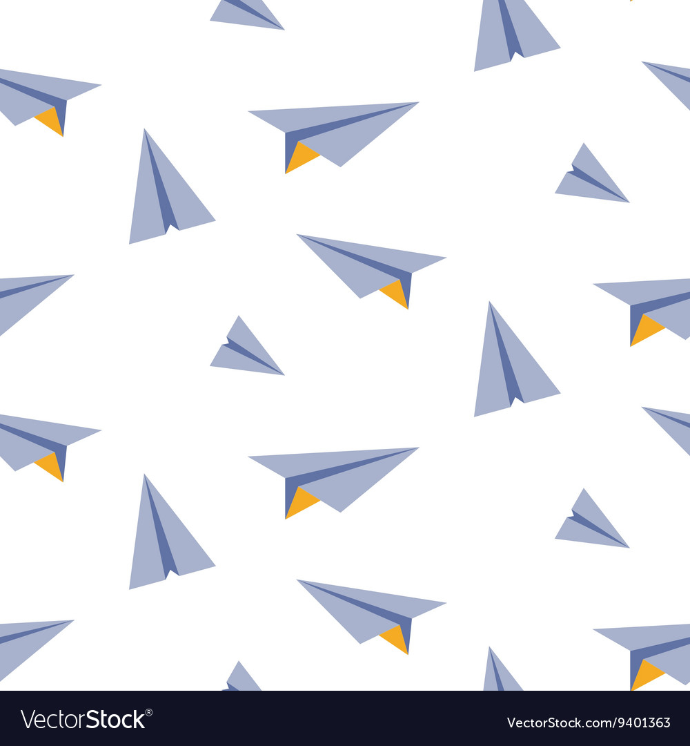 Origami Paper Airplanes Origami Paper Plane Seamless Pattern