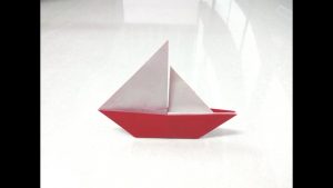 Origami Paper Boat How To Make Origami Paper Boat 2d 2 Origami Paper Folding Craft Videos Tutorials
