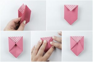 Origami Paper Box Origami Open Box With Flaps Tutorial
