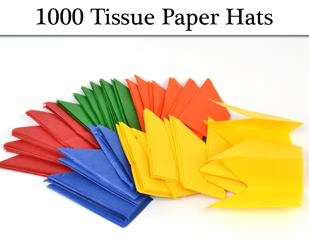 Origami Paper Bulk 1000 Tissue Paper Cracker Hats Bulk Buy