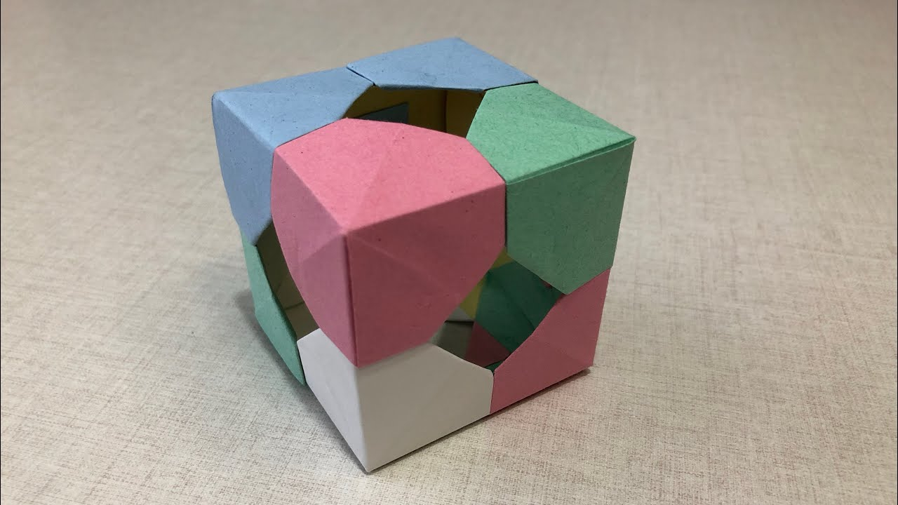 Origami Paper Bulk 3d How To Make A Bulk Paper Cube Origami Diy Diy