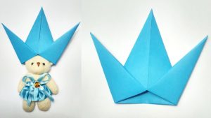 Origami Paper Crown Easy Origami Crown Tutorial How To Make Paper Crown