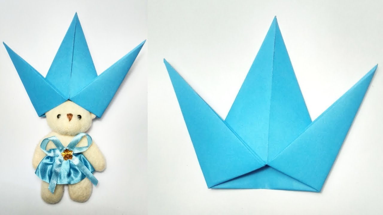 Origami Paper Crown Easy Origami Crown Tutorial How To Make Paper Crown