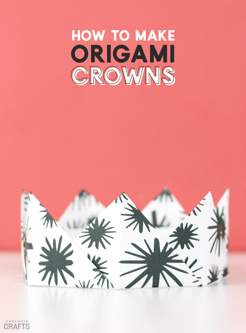 Origami Paper Crown Origami Crown Tutorial Step Step Consumer Crafts