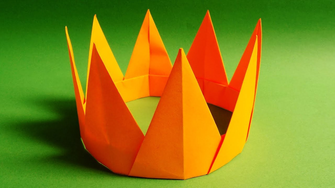 Origami Paper Crown Origami For Kids Origami Crown Easy Origami
