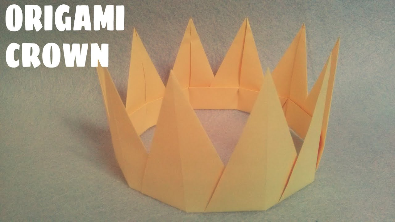 Origami Paper Crown Origami For Kids Origami Crown Easy Origami