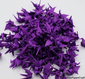 Origami Paper Images 1000 Origami Paper Cranes 15 Dark Purple Origami Cranes Paper Crane For Wedding Gift Decorate Backdrop Weddingorigamipolly