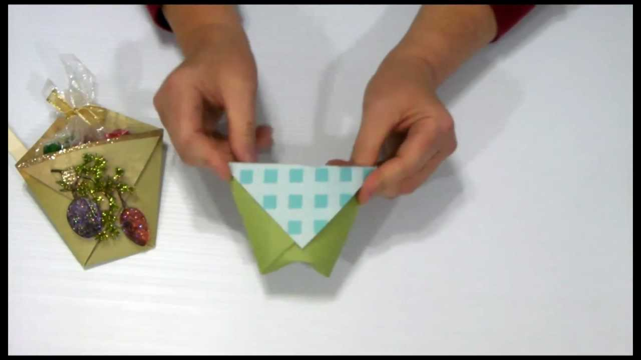 Origami Paper Pouch Folded Paper Gift Pouch Tutorial