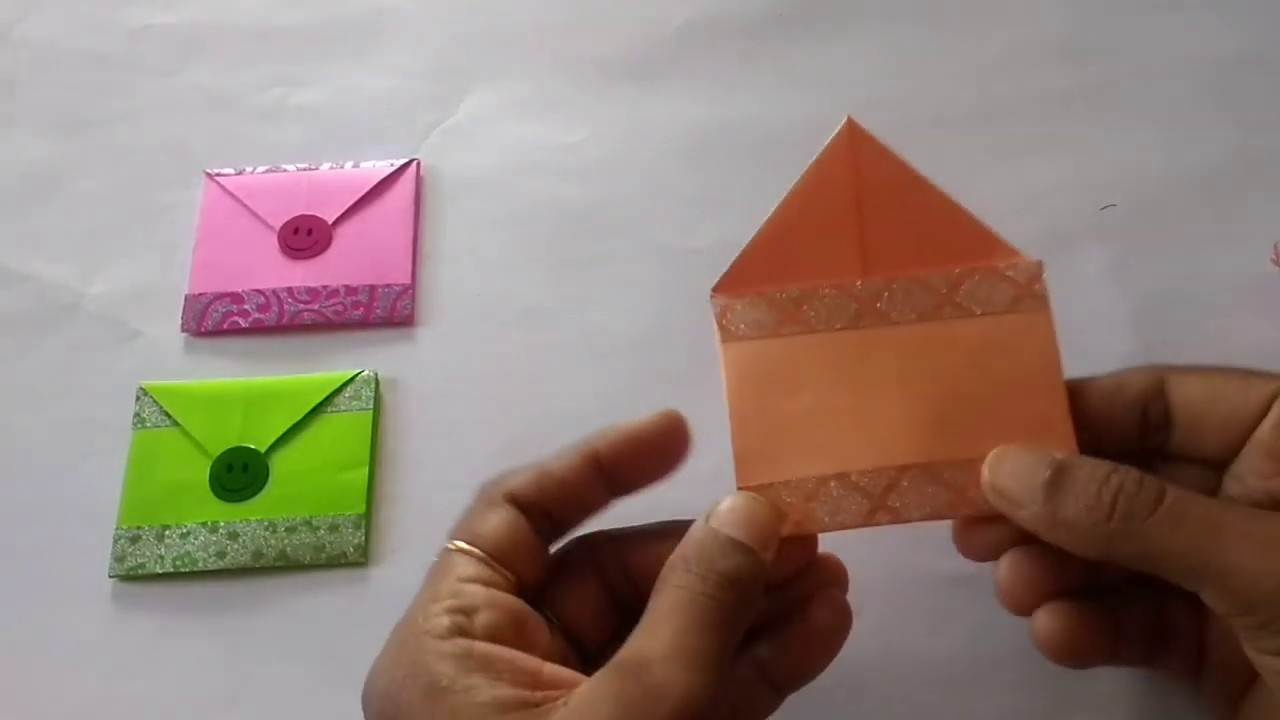 Origami Paper Pouch Mini Purse L Origami Purse L Origami Bag L Mini Pouch L Paper Purse