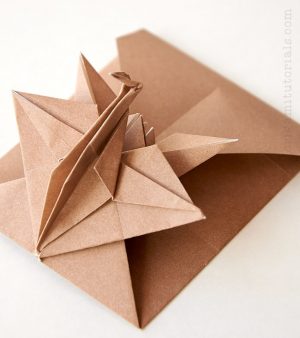 Origami Paper Pouch Origami Crane Pouch Tutorial Origami Tutorials