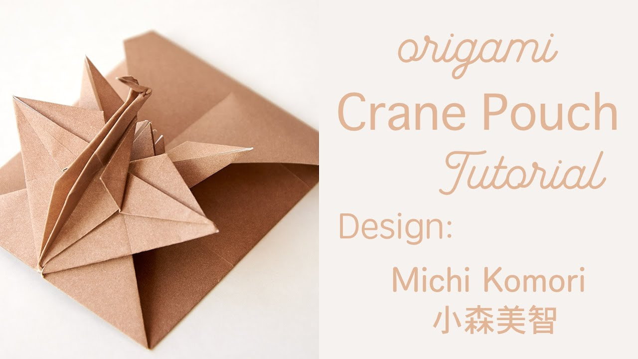 Origami Paper Pouch Origami Crane Pouch Tutorial